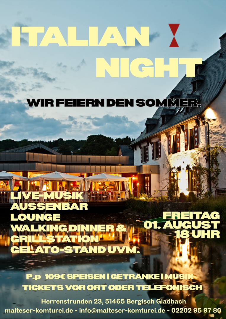 Infozettel für die Italien-Night